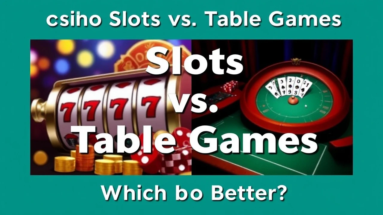 Casino Slots vs. Table Games: Which is Better?